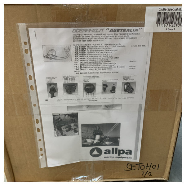 Oceanhelm Avustralya direksiyon kaidesi direksiyon kiti -SETOH01