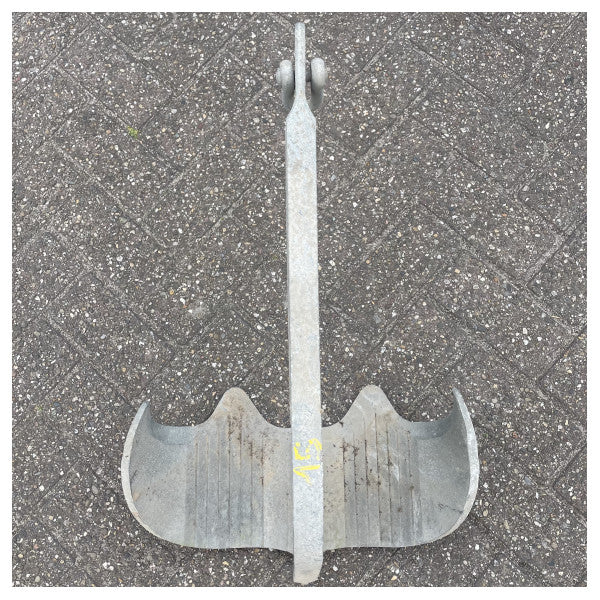 Sanguineti-ankkuri 15 KG korkea pito sinkitty