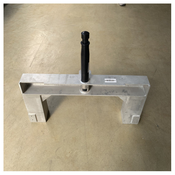 Чорна палиця для вейкборду з алюмінієвою рамою 100 x 47 см