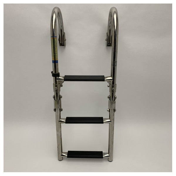 Drabinka kąpielowa Vetus SLFB3A składana stal nierdzewna 3 stopnie