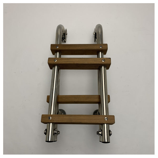 Vetus SLFM4A badestige foldbar 4 trin med teak