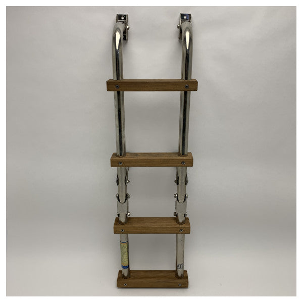 Vetus SLFM4A badestige foldbar 4 trin med teak