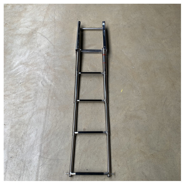 Vetus SLT4PA badestige 4 trin rustfrit stål sammenklappelig