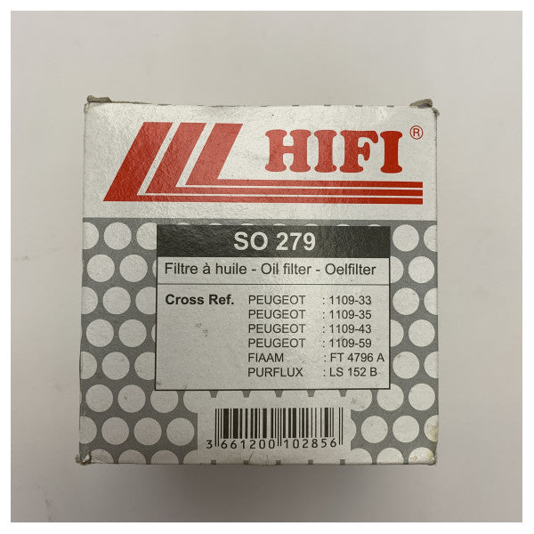 Hifi SO279 skruv på motoroljefilter