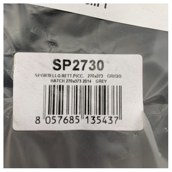 Plastimo kulkuluukku musta 270 x 373 mm - SP2730