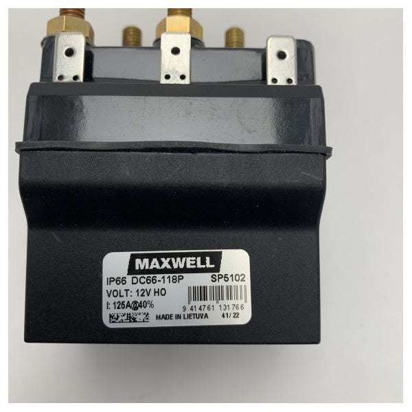 Maxwell SP5102 160A 12V solenoide do molinete | relé