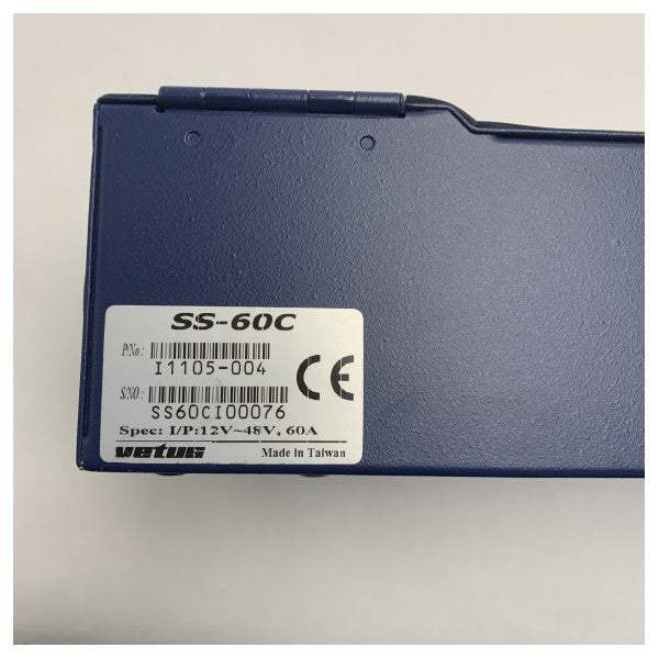 وحدة التحكم في حمل الشاحن الشمسي Vetus SS-60C 60A 12 - 48 فولت