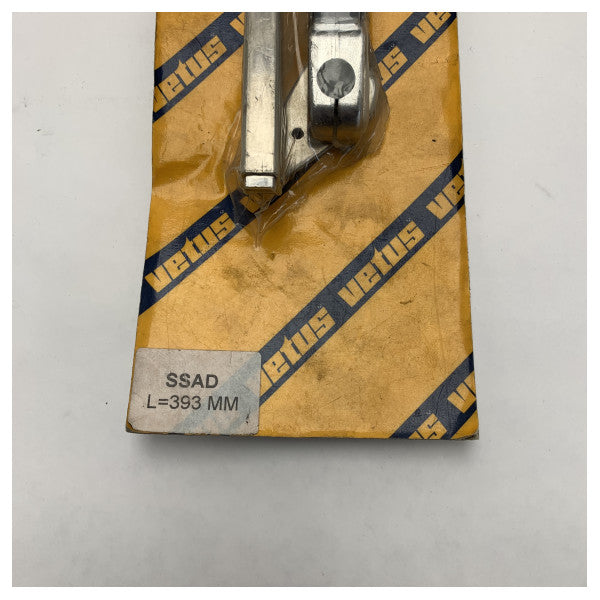 Vetus SSAD double bras d'essuie-glace en acier inoxydable réglable 308 - 393 mm