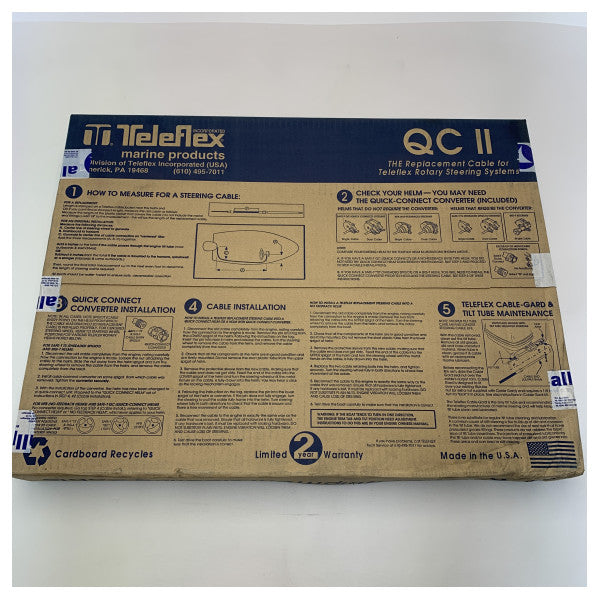 Dometic SeaStar Teleflex SSC72 7 ft cavo sterzo motore