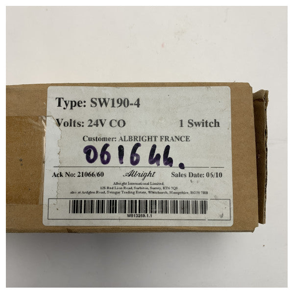 Albright SW190-4 Schütz 24V 200AMP