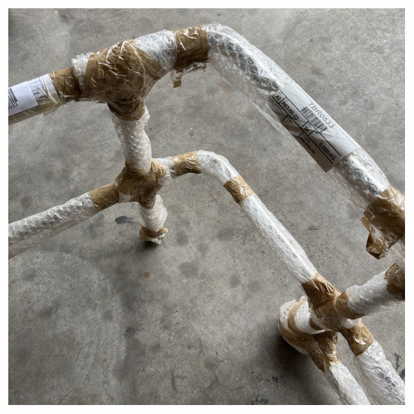 Hanse Rostfritt stål marin akterräcke H385/H415 - Hållbar säkerhet och stöd för båtar