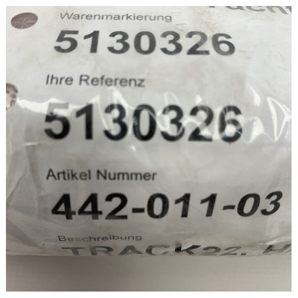 Selden Track 22 22 mm tor świateł drogowych 1500 mm - 442-011-03