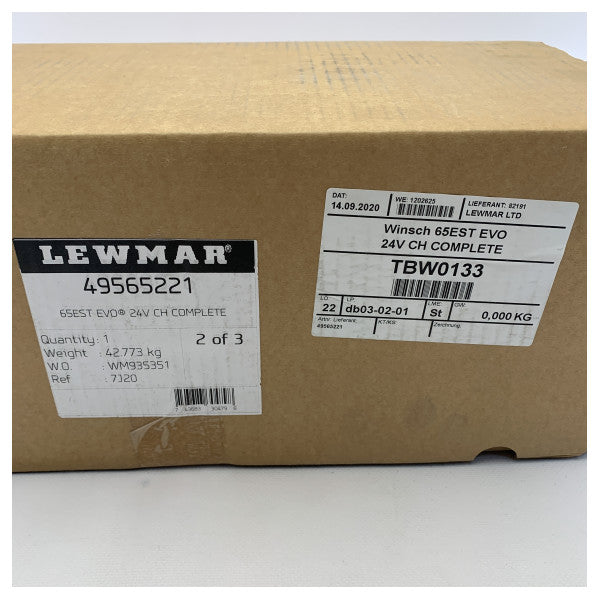 Lewmar EVO 65 EST verricello elettrico per scotte cromato 24V - 49565221