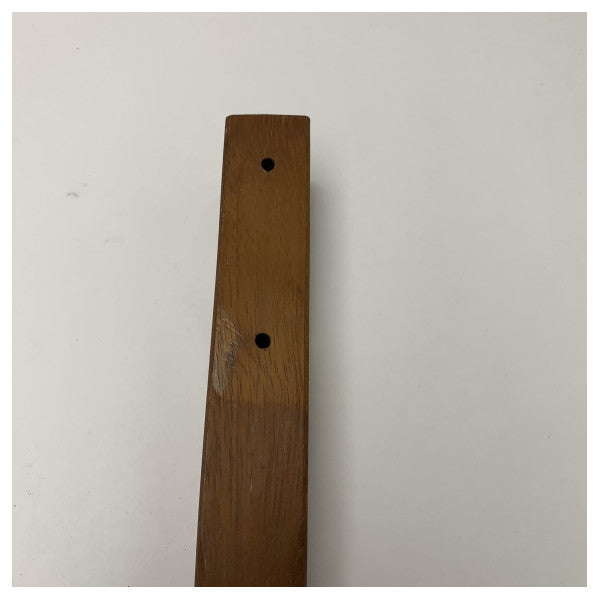 مقبض محراث خشب الساج بني 620 × 50 × 40 مم