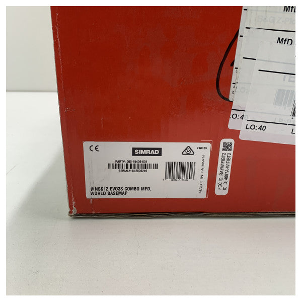 SIMRAD NSS12 EVO3S 12 pouces à écran tactile multifonctionnel ChartPlotter-000-15406-001