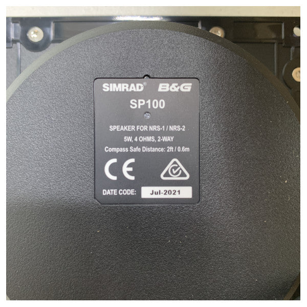 B & G NRS1 | NOS 2 VHF Aktiv høyttaler Black-000-15651-001