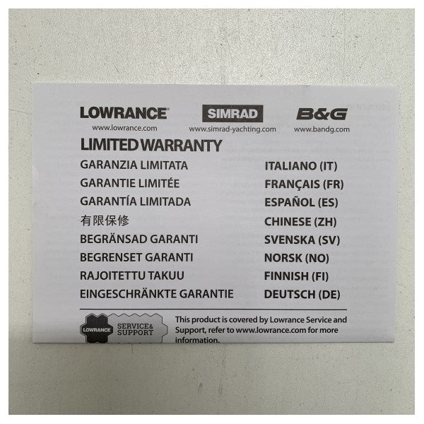 B & G NRS1 | NOS 2 VHF Aktiv høyttaler Black-000-15651-001