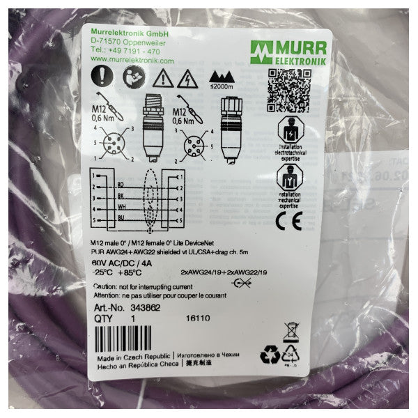 Selden SEL-Bus Cable għal Winch E40i F / M 5M-531-104