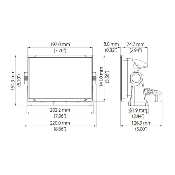 B&G Vulcan 7 GPS Touchscreen Multifunctional Chartplotter-000-12457-001