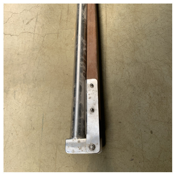 Timone di emergenza con barra in legno - L100 x 72 cm