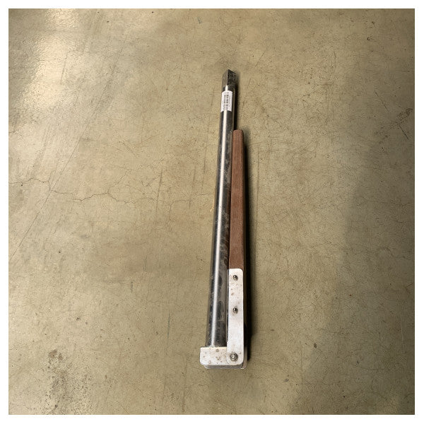 Timone di emergenza con barra in legno - L100 x 72 cm