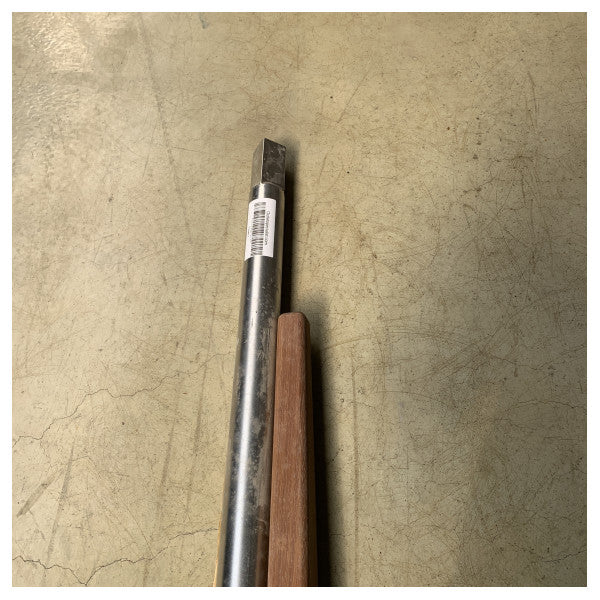 Timone di emergenza con barra in legno - L100 x 72 cm