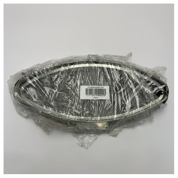 Отварящ се илюминатор от неръждаема стомана Trend Marine 460 x 190 mm