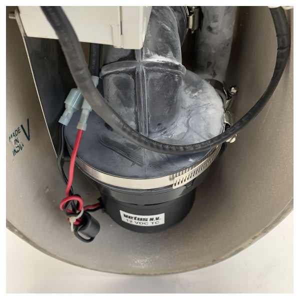 Toilette marine électrique Vetus TMW24Q sans couvercle, siège et contrôleur