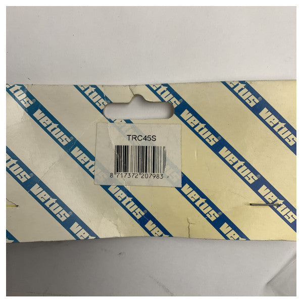 Vetus TRC45S tru-hull ħruġ tal-gassijiet inossidabbli 45 mm