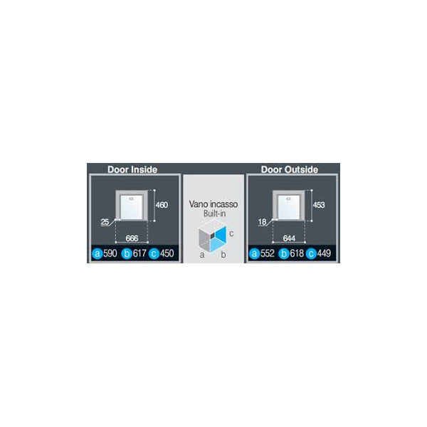 ثلاجة Vitrifrigo DW70BT DW70BT سعة 70 لترًا من الفولاذ المقاوم للصدأ بضاغط درج 12/24 فولت