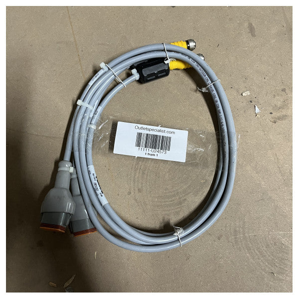 Turck U24573 Cabo de ligação à prova de água de grau marinho para eletrónica industrial e marítima