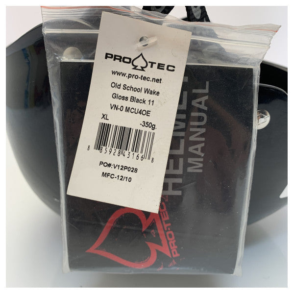 Kask Pro Tec Old School Wake Gloss wakeboard | narty wodne czarny 11