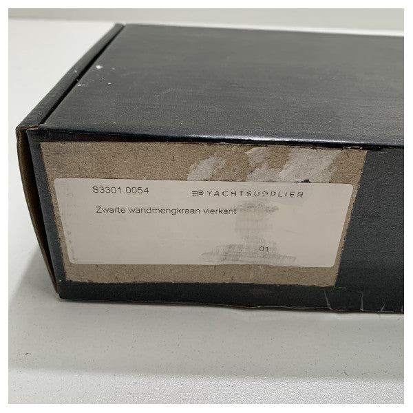 Meir τετράγωνο μαύρο τοίχο ζεστό | κρύο μίκτη ντους - MW01