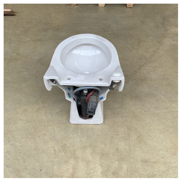 Електричний морський унітаз Vetus WC24S2 24V білий | низьке споживання води