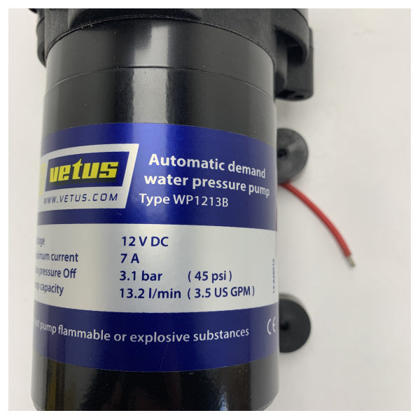 Vetus WP1213B 12V makean veden pumppu 13L/min