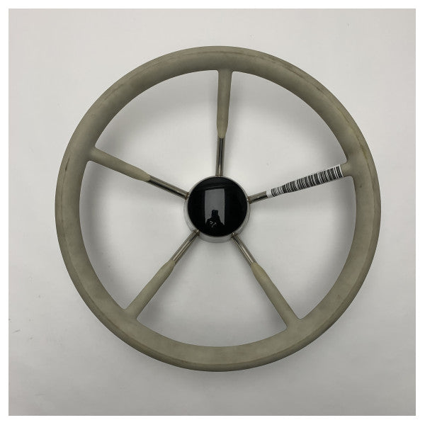 Кермо з нержавіючої сталі Vetus WS360 wite 5 спиць D360 мм