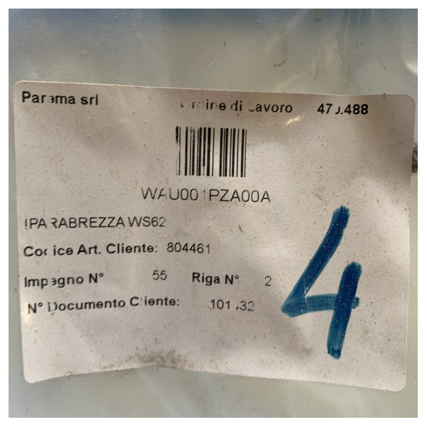 Parema WS62 Windshield for Method 6.2 Nautical Waterski Boat