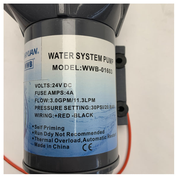 Напірний насос для води Shiyuan WWB-01603 11,3 л/хв - 24В