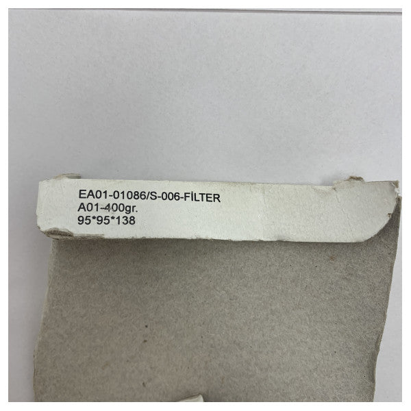 MTU X59320200040 orijinal soğutma sıvısı filtresi vidalı