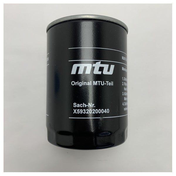 MTU X59320200040 orijinal soğutma sıvısı filtresi vidalı