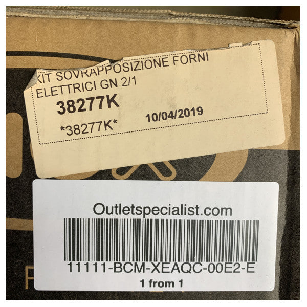 Unox Doppelschacht-Einbausatz für Elektrobacköfen - XEAQC-00E2-E