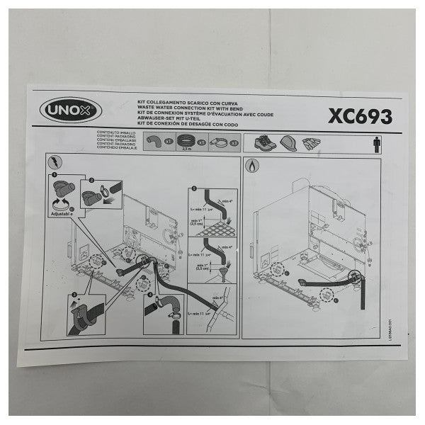 Zestaw montażowy Unox Single + detergent - XUC001
