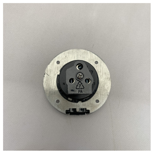 Υποδοχή ρεύματος ξηράς 16A | 230V από ανοξείδωτο χάλυβα - Z2032016