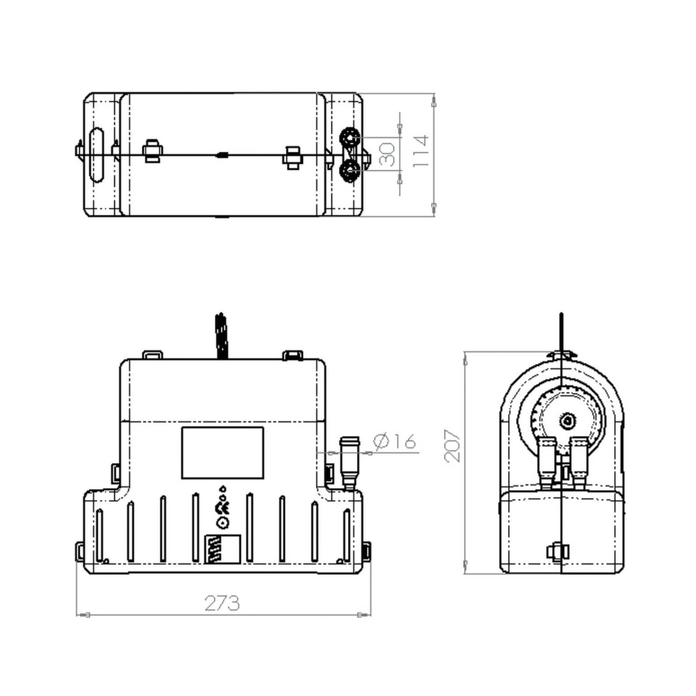 Eberspacher Xeros 4200 4200W 12V heat exchanger heater black