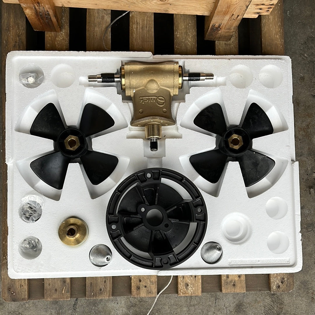 BTQ rápido 140 kgf / 24 V Doble Bow Thruster 250 mm