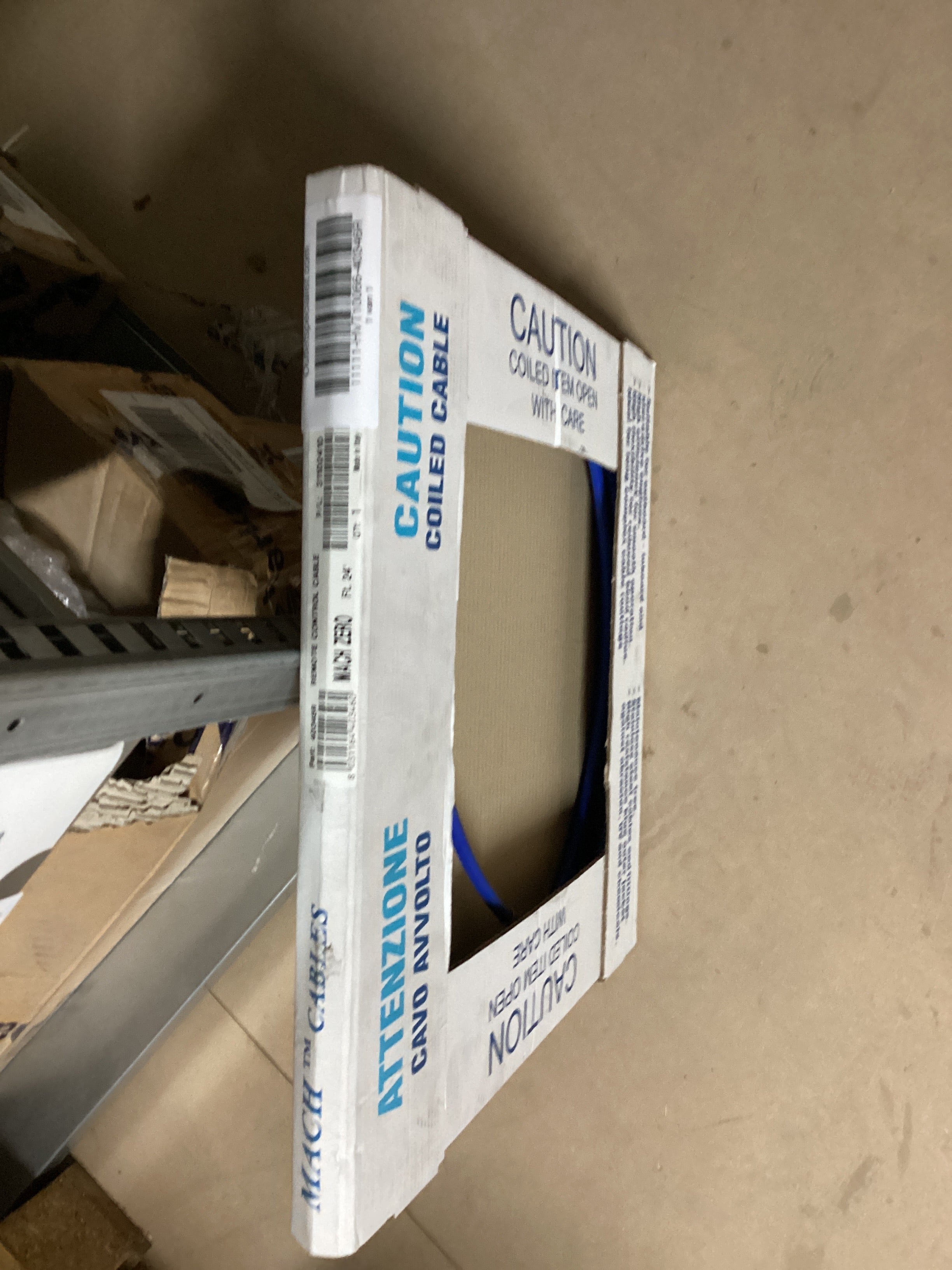 Ultraflex Machzero Motor / control cable Blue 7.33 meters -