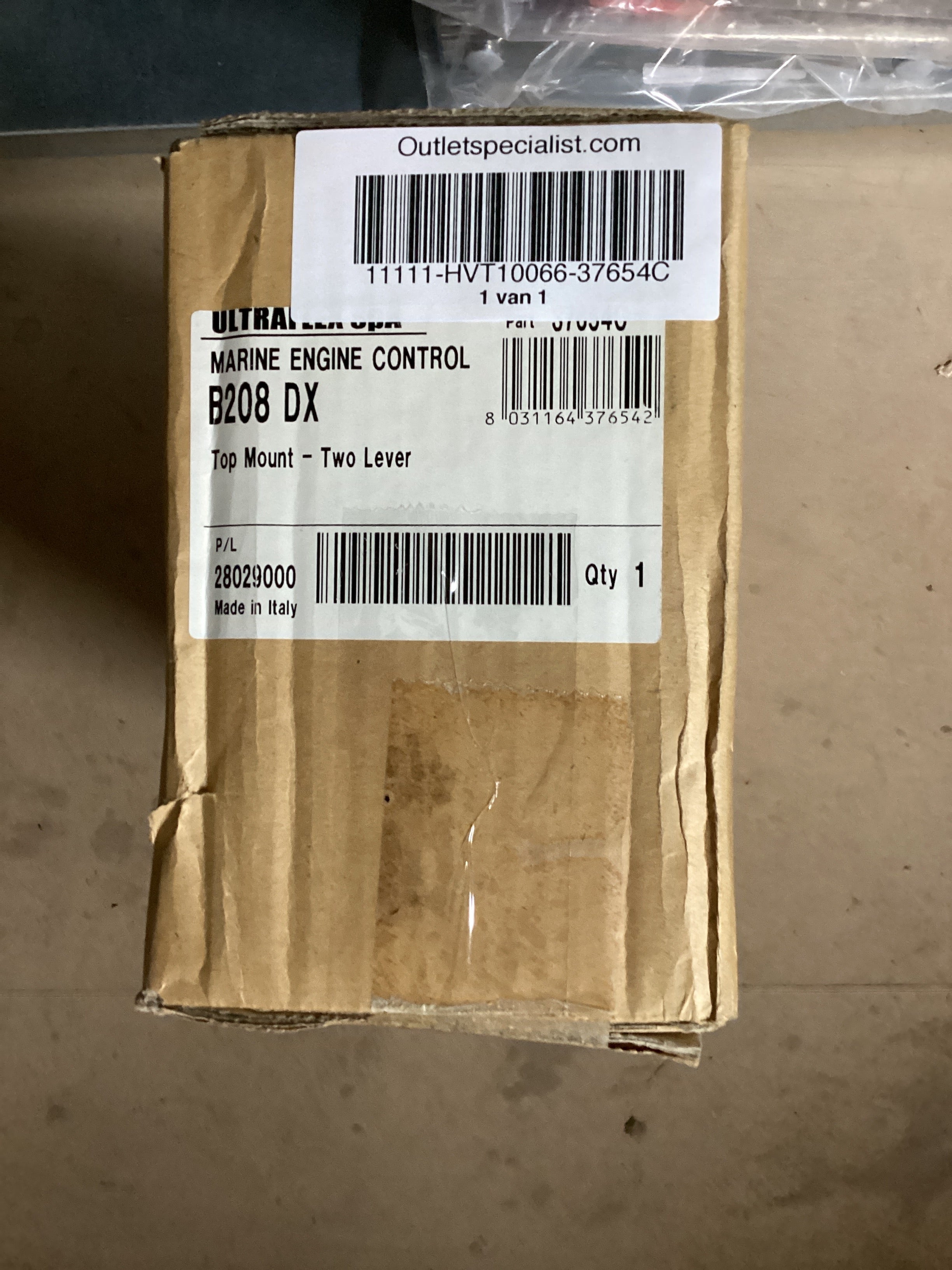 Ultraflex B208 Mechanical Gass Controllers - 37654C