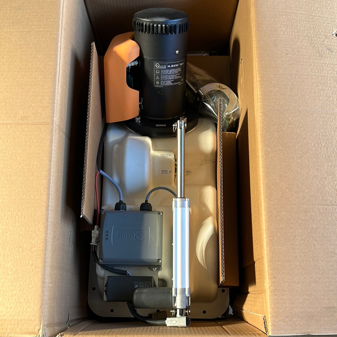 Quick BTR 85 kgf / 12V Boot retráctil Thruster 185 mm