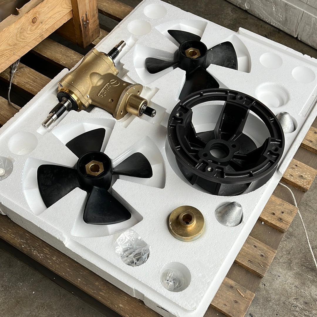 BTQ rápido 140 kgf / 24 V Doble Bow Thruster 250 mm