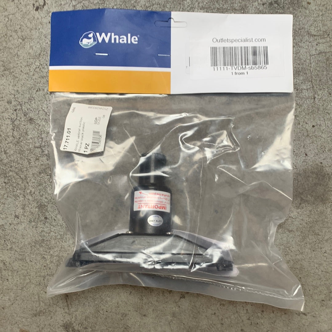 Whale sugkolv för läns svart plast 25 - 38 mm - sb5865